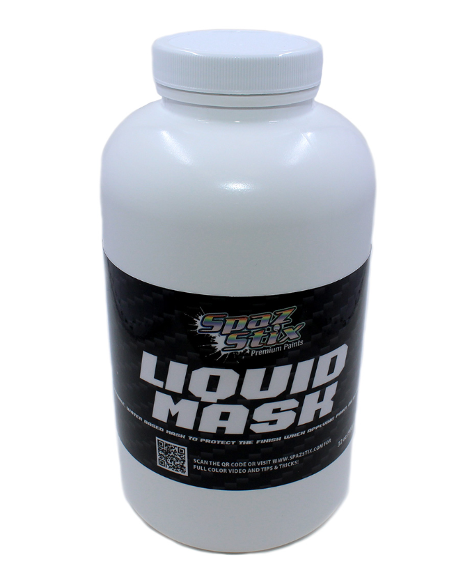 Spaz Stix SZX00032 Water Based Liquid Mask, 32oz