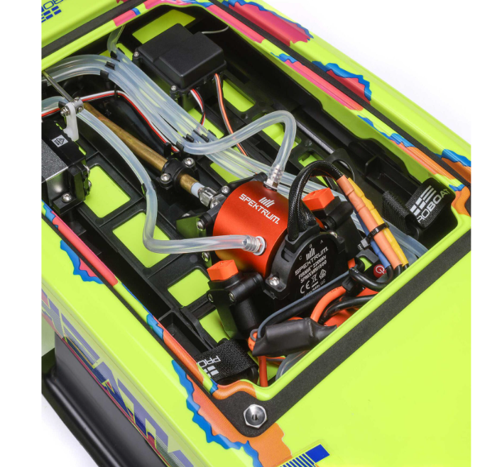 Pro Boat PRB08049T1 Blackjack 24" V2 Catamaran Brushless: RTR, Heat Wave Visual