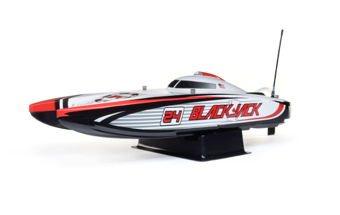 Pro Boat PRB08049T2 Blackjack 24" V2 Catamaran Brushless: RTR, Vegas Offshore