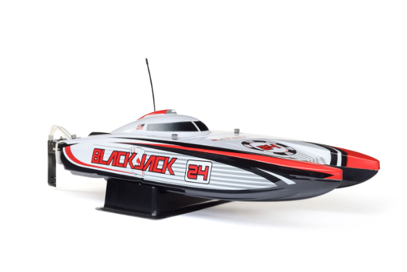 Pro Boat PRB08049T2 Blackjack 24" V2 Catamaran Brushless: RTR, Vegas Offshore