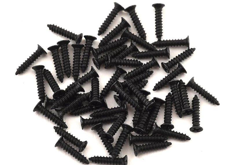 Sideways RC SDW-M1.2BK Scale Drift M1.2 Body Panel Screw (Black) (50) sdw-m1.2bk