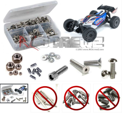 RC SCREWZ rczara056 – Arrma Typhoon Grom Mega 4×4 (#ARA2106) Compatible Stainless Screw Kit