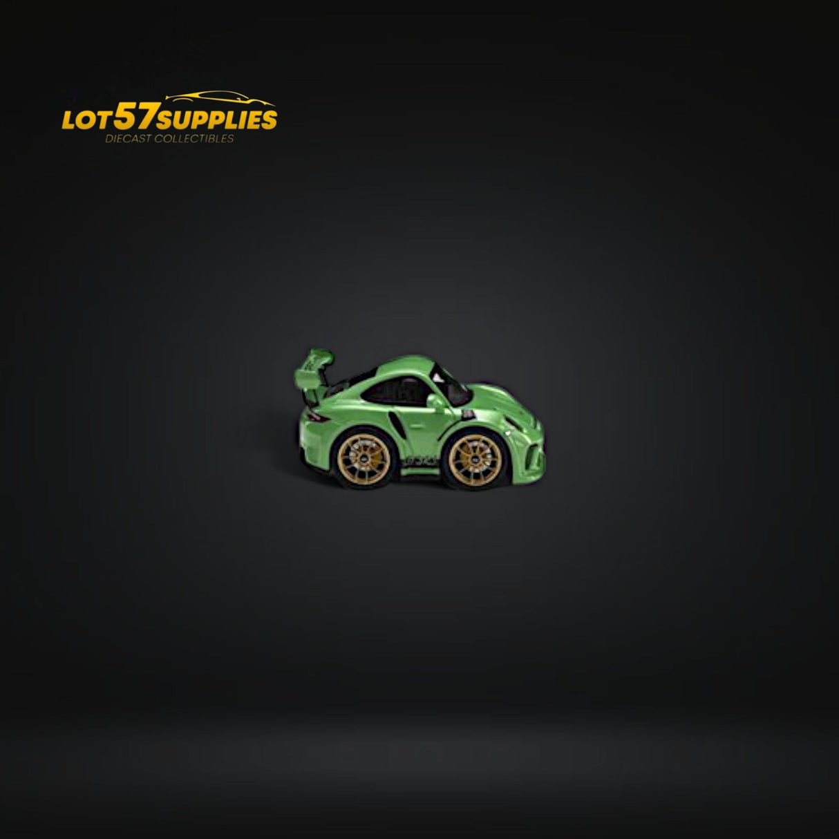 MINICRAFTSMAN Porsche 911 GT3 RS Egg Cart Green 1:64