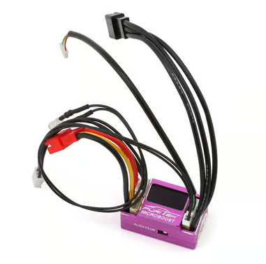 Furitek Microboost 2S 25A Brushless Sensored/Sensorless Micro Drift ESC w/Display (Purple)