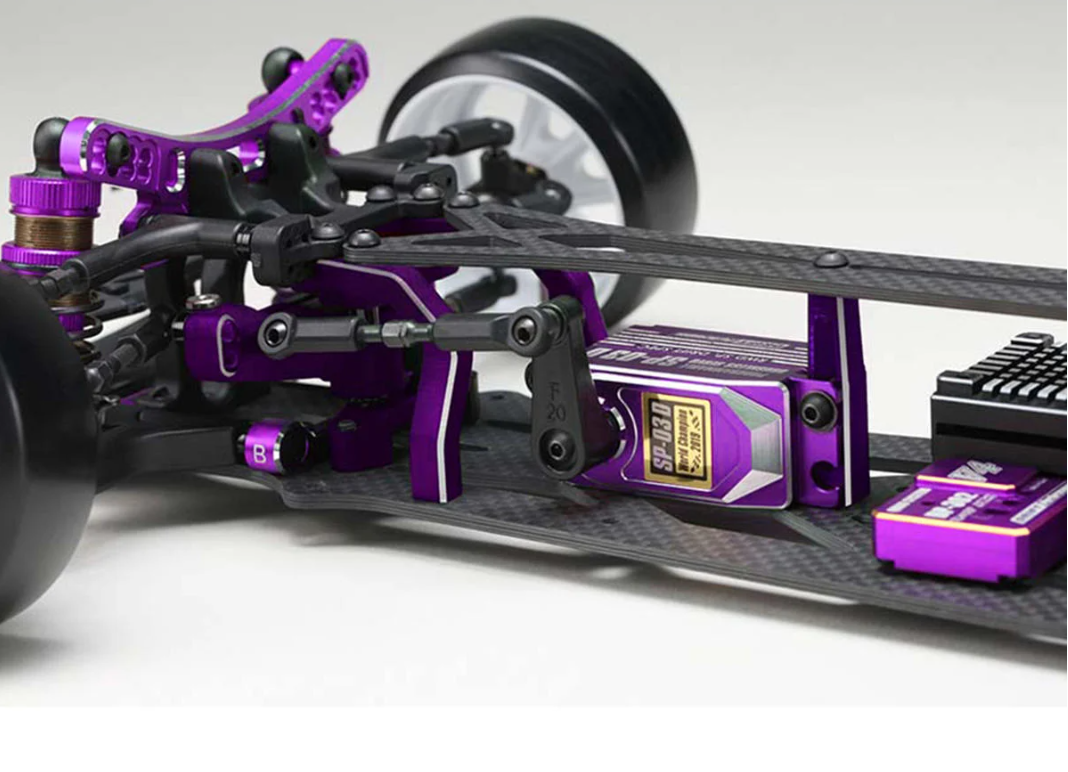 Yokomo YOKSDR-030P SD3.0 Super Drift 1/10 Electric RWD Drift Car Kit (Purple) (Limited)