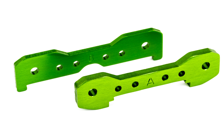 Traxxas 9527 Sledge Aluminum Front Tie Bars (GREEN)