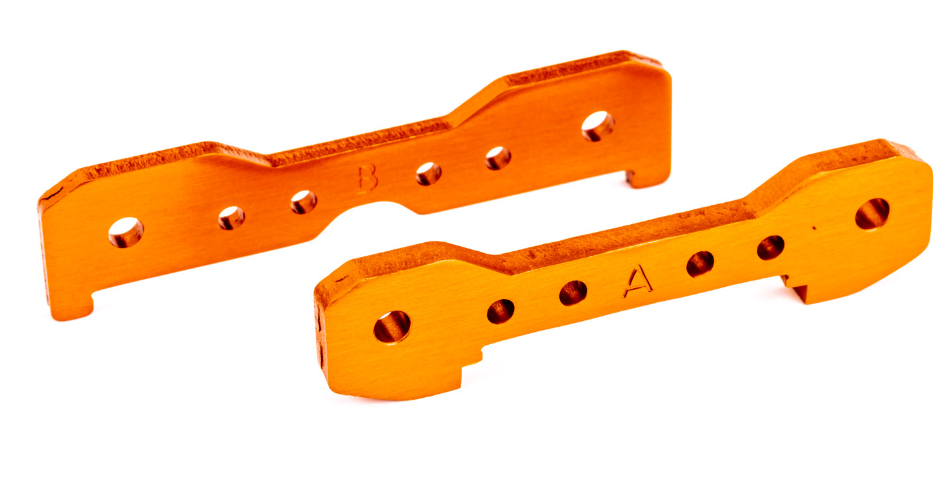 Traxxas 9527 Sledge Aluminum Front Tie Bars (ORANGE)