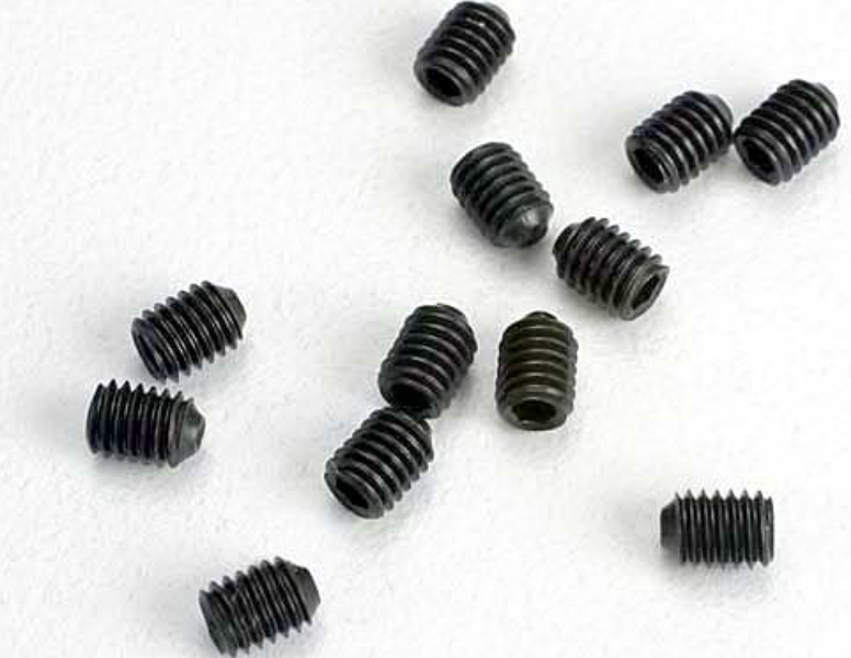 TRAXXAS 2743 SET SCREW 3MM HARDENED (12)