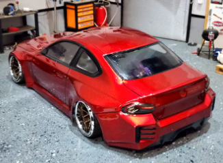 APlastics 1/10 Scale On Road G87 M2 Clear Body