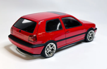 APLASTICS 1/10 SCALE Golf MK3 CLEAR BODY
