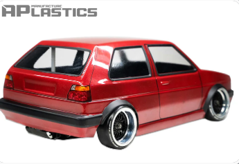 APlastics 1/10 SCALE Golf MK2 CLEAR BODY