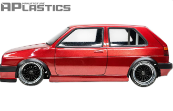 APlastics 1/10 SCALE Golf MK2 CLEAR BODY
