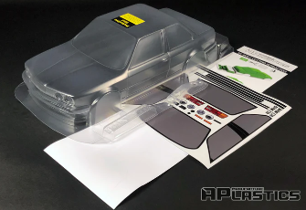 APlastics 1/10 SCALE E30 Coupe CLEAR BODY