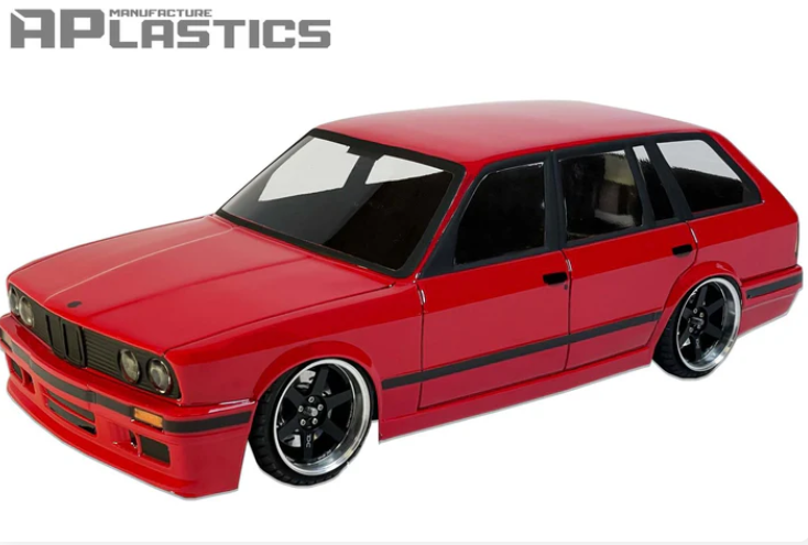 APLASTIC 1/10 SCALE BMW E30 Touring CLEAR BODY