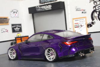 APlastics 1/10 SCALE G82 M4 v1 CLEAR BODY