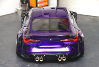 APlastics 1/10 SCALE G82 M4 v1 CLEAR BODY