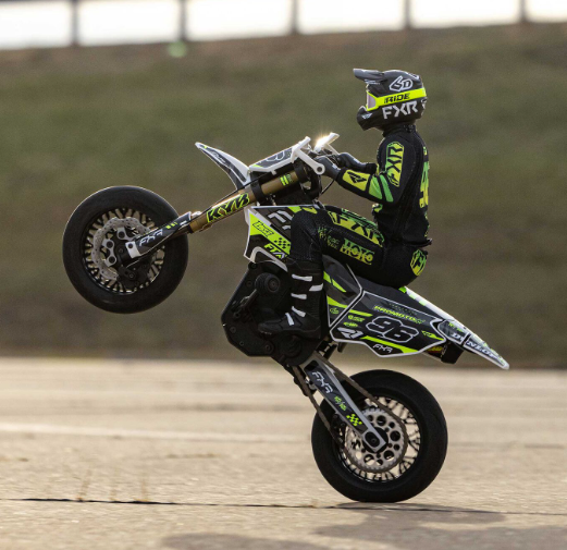 LOSI 1/4 Promoto-SM FXR Supermoto Motorcycle RTR Basic, White