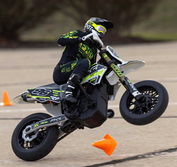 LOSI 1/4 Promoto-SM FXR Supermoto Motorcycle RTR Basic, White