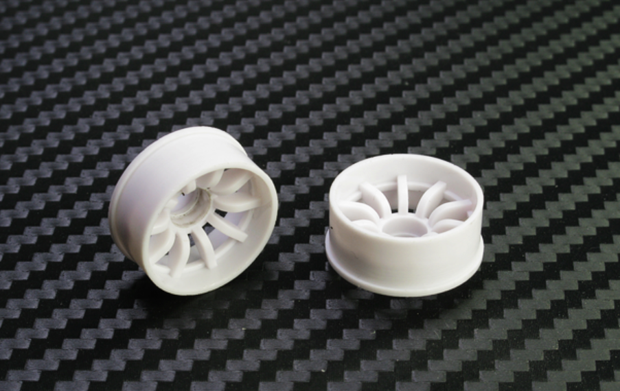 PN RACING 210WF3 Mini-Z 2WD Machine Cut 10 Spoke Front Wheel F3 White