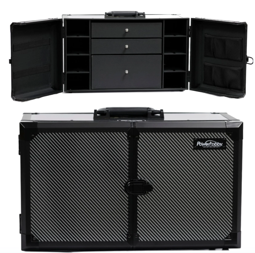 PowerHobby PHBG100 Kyosho Mini-Z 1/28 Car Pit Box Aluminum Case PitBox Accessories