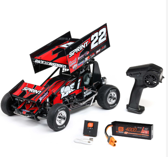 LOSI 1/10 22S Sprint 2WD Brushless RTR (Battery & Charger Included), Red