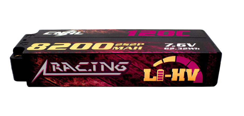 CNHL 2s lipo battery 8200mah 7.6v Click to expand CNHL Racing Series LiHV 8200mAh 7.6V 2S 120C HV Hard Case Lipo Battery with EC5 Plug For RC Racing