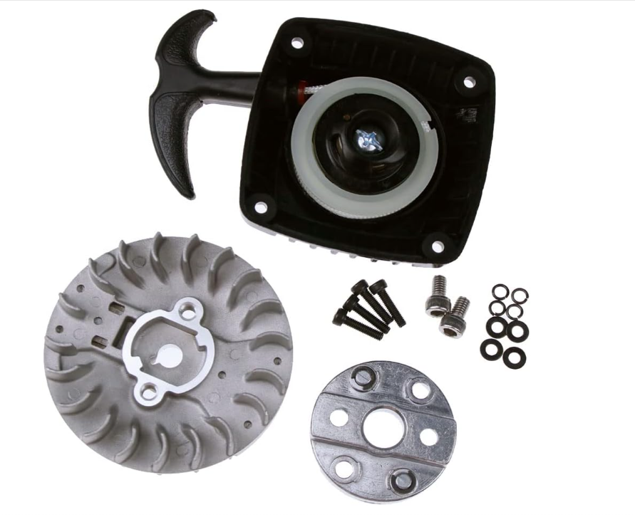 Easy Start Pull Starter and Flywheel Set fit 23-36cc zenoah chongyang rovan for 1/5 hpi rovan Baja 5b 5t 5sc