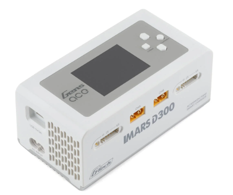 Gens Ace Imars D300 G-Tech Smart Dual AC/DC Charger (6S/16A) (White) (AC-300W) (DC-350W x2)