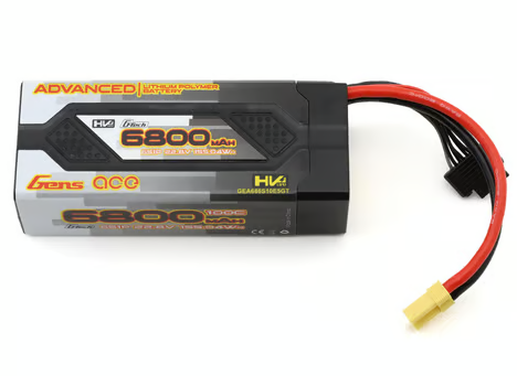 Gens Ace G-Tech Advanced Smart 6S LiHV Battery 100C (22.8V/6800mAh) w/EC5 Connector
