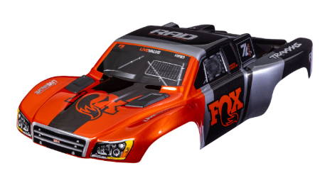 TRAXXAS 6849-FOX Slash Fox Clipless Body