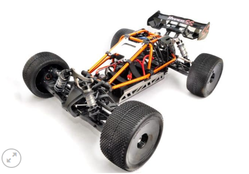HOBAO HB-CTE-RG 1/8 HYPER CAGE TRUGGY ELECTRIC ROLLER ARR- ORANGE