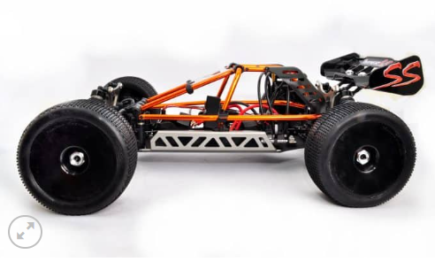 HOBAO HB-CTE-RG 1/8 HYPER CAGE TRUGGY ELECTRIC ROLLER ARR- ORANGE