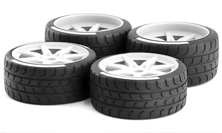 IRonManRc Street Racing Rubber Tires & Wheels 1/7 1/8 On Road 4PCS/Set)