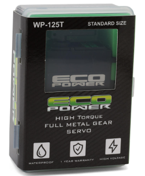 EcoPower WP125T Waterproof High Torque Metal Gear Digital Servo (HV)