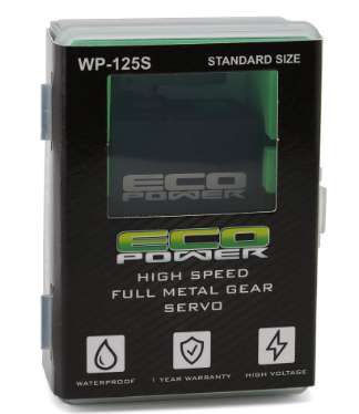 EcoPower WP125S Waterproof High Speed Metal Gear Digital Servo (HV)