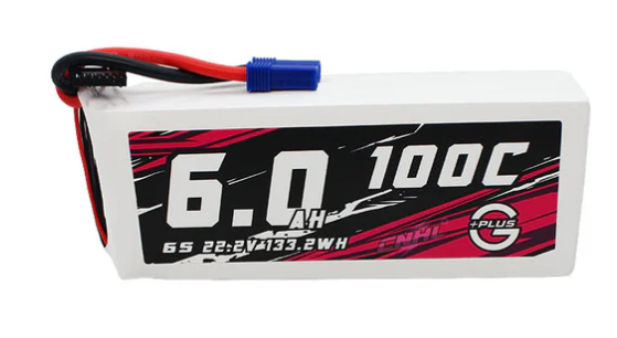 CNHL G+Plus 6000mAh 22.2V 6S 100C Lipo Battery with EC5 Plug