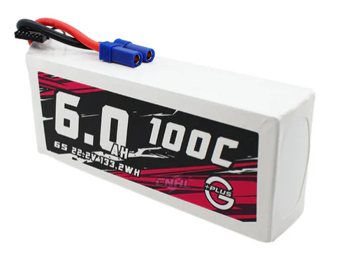 CNHL G+Plus 6000mAh 22.2V 6S 100C Lipo Battery with EC5 Plug