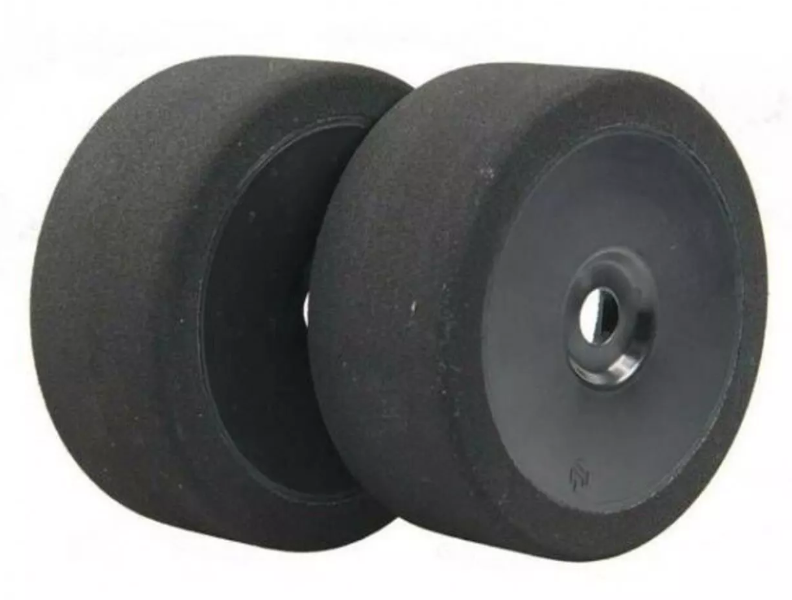 BSR Racing C8230 1/8 Mounted GT Foam Tires 30 Shore (2) w/17mm Hex Black