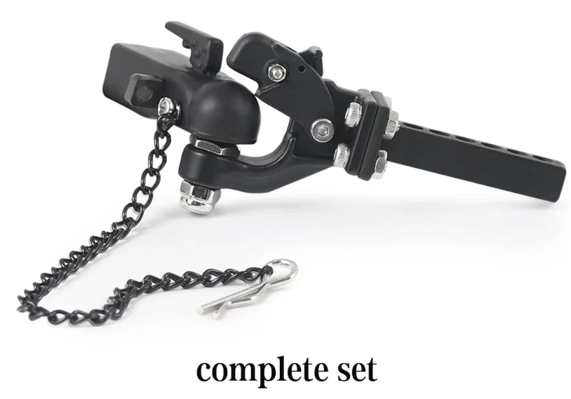 IRonManRc 1/10 Scale RC Crawler Trailer Hitch Tow Hook RC Trailer Hitch