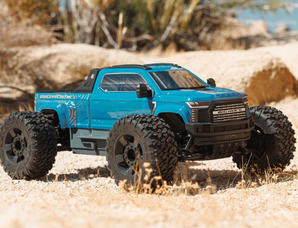 ARRMA 1/10 BIG ROCK 223S DSC 4X4 RTR Brushless Monster Truck, BLACK , BLUE , OR GREEN