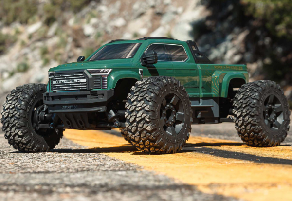 ARRMA 1/10 BIG ROCK 223S DSC 4X4 RTR Brushless Monster Truck, BLACK , BLUE , OR GREEN
