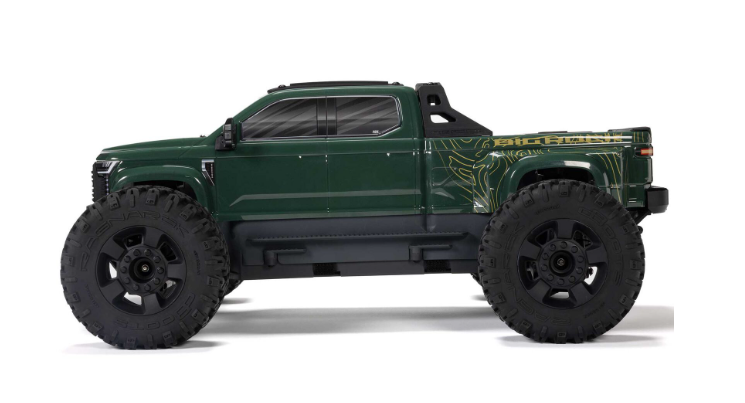 ARRMA 1/10 BIG ROCK 223S DSC 4X4 RTR Brushless Monster Truck, BLACK , BLUE , OR GREEN