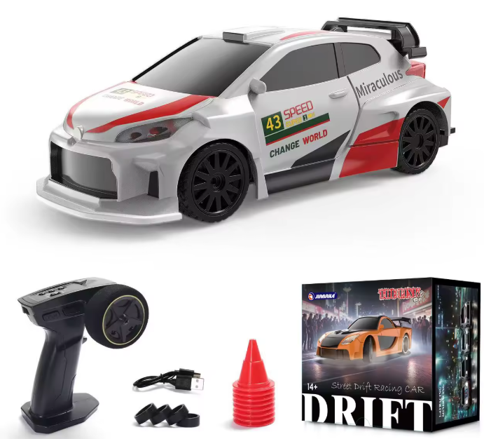 Mini RC Drift Car 4WD Remote Control Car High Speed Four Wheel Drive W Gyro