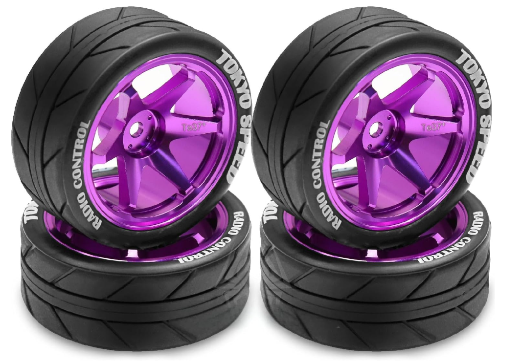 IRonManRc 1/10 Aluminum On Road Wheels & Tires 12mm Hex ( CHAMPION EDITION )
