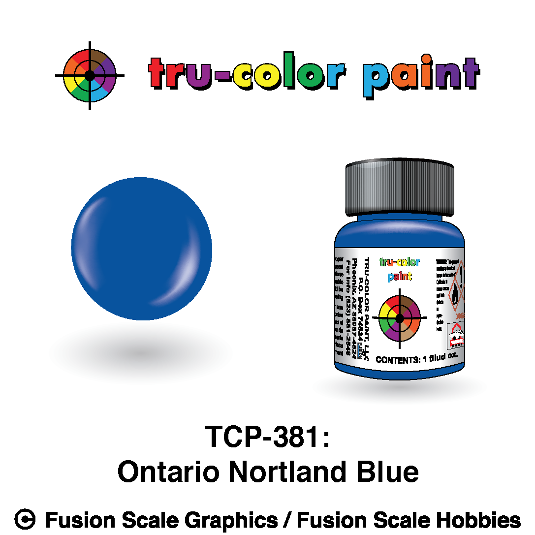 Tru Color Paint Ontario Northland Dark Blue 1oz - 381