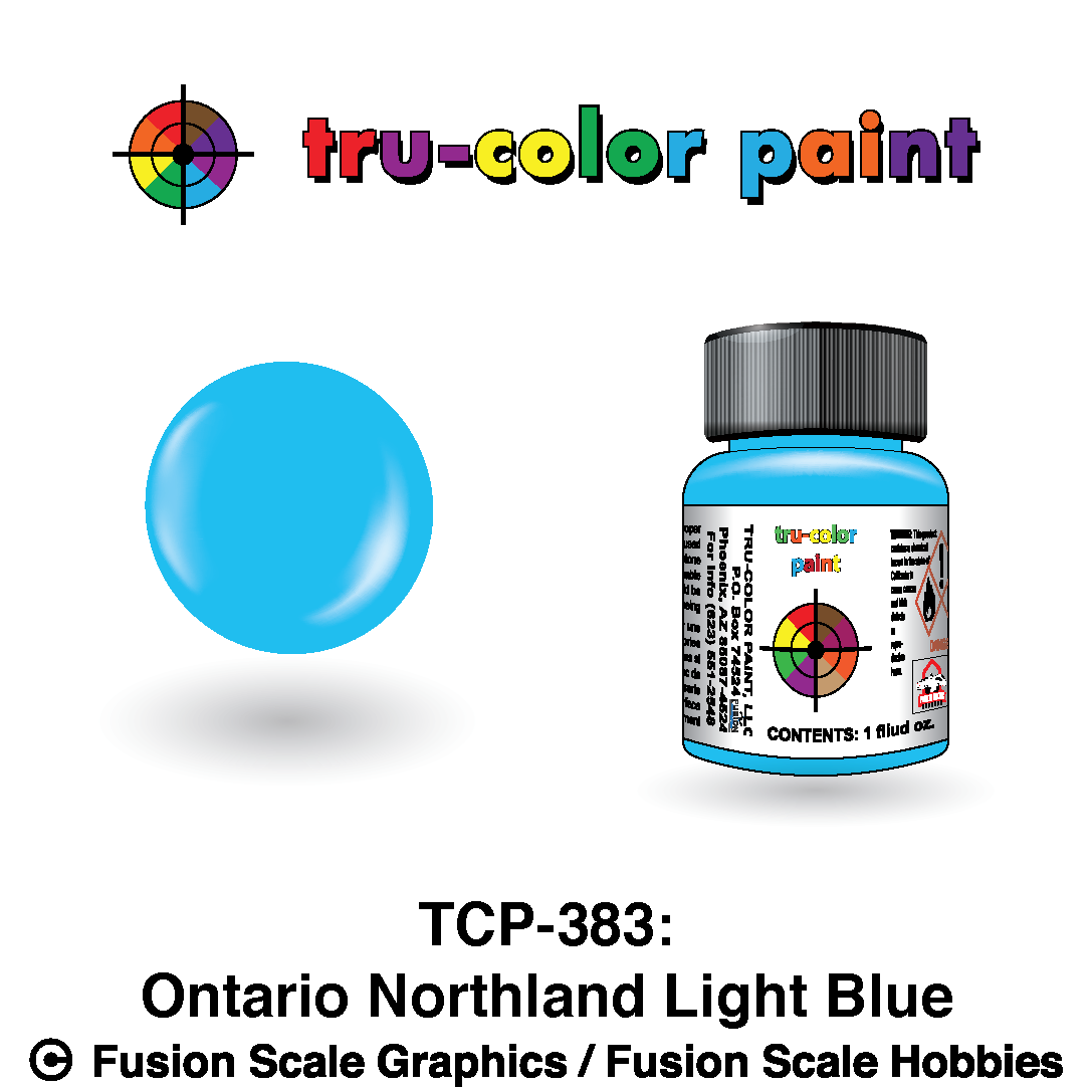 Tru Color Paint Ontario Northland Light Blue 1oz - 383