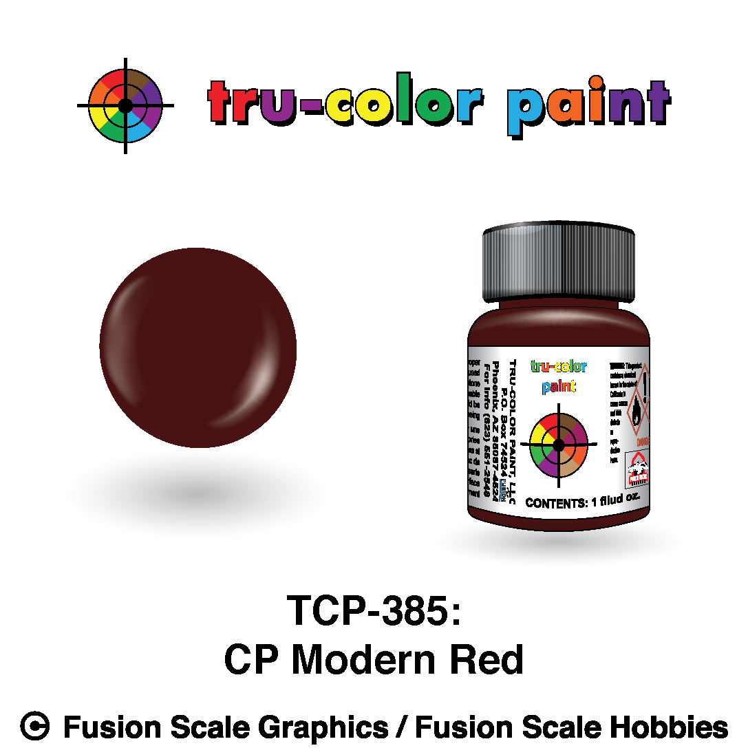 Tru Color Paint CP Rail Modern Red 1oz - 385