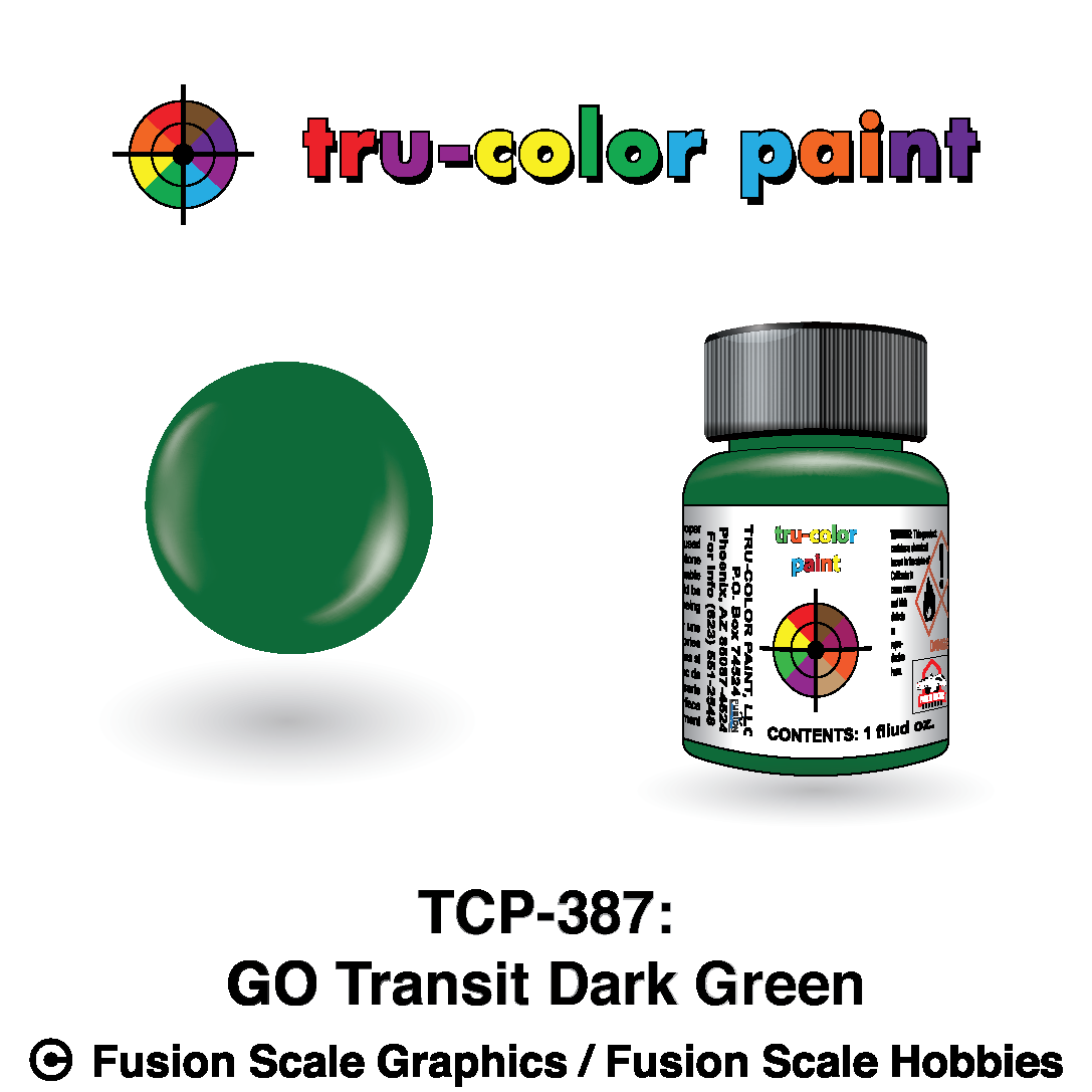 Tru Color Paint GO Transit Dark Green 1oz - 387