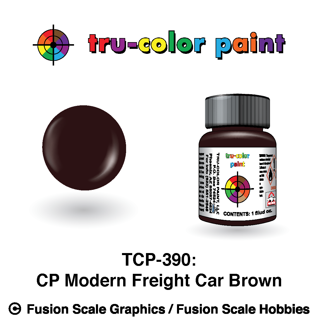 Tru Color Paint CP Modern Freight Car Brown 1oz - 390