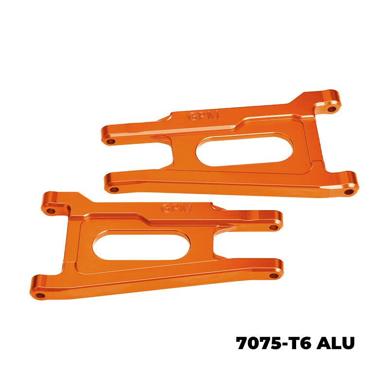 GPM RACING,TRAXXAS-ST RALLY 7075-T6 ALLOY FRONT / REAR SUSPENSION ARMS TFR055F/R